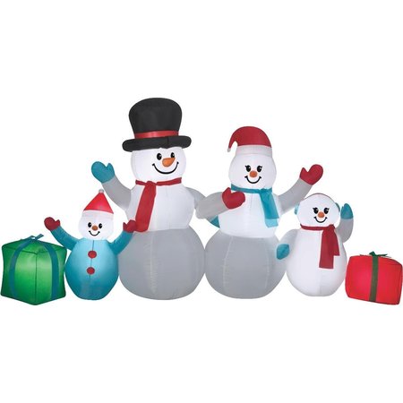 GEMMY INDUSTRIES 9X4 Infj Snowman Family 11176